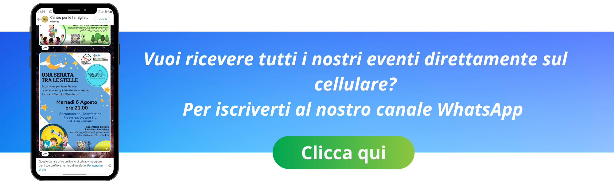 Header Canale Whatsapp