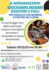 Giochiamo insieme genitori e figli Serramazzoni - 25 novembre 2023