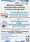 Incontro rivolto agli adulti "Allenarsi al dialogo e all'ascolto delle emozioni" - 21 e 28 settembre 2023